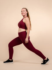 Saga yoga pants, plum - flowcopenhagen.com