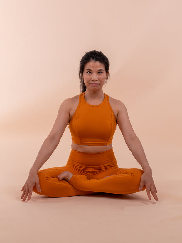 Freja yoga top, honey - flowcopenhagen.com