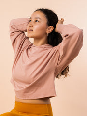 Fenris yoga hoodie, blossom - flowcopenhagen.com