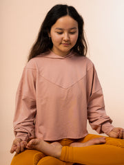 Fenris yoga hoodie, blossom - flowcopenhagen.com